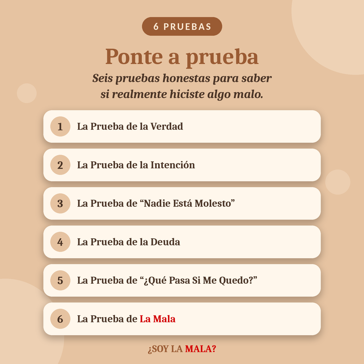 ¿SOY LA MALA? – La guía para elegirte a ti misma sin sentir culpa
